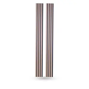 White Oak Wood Slat Panels with Black Accents Stout 94 & 106 Long Nitte 33pcs 3D PVC Wall Panels, Diamond Striped Geometric Designs, Black White Options Textured Self-Adhesive Decorative Wallpaper Roll for Living Room, Bedroom, Kitchen Office Accent Walls
