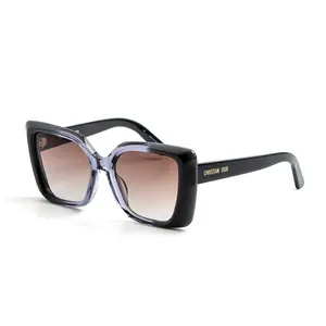 Pre-owned Dior Midnight S5F Square Sunglasses Grey DOG03