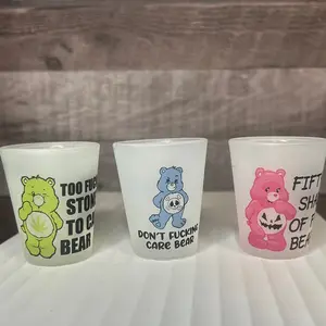 bear set shot glasses