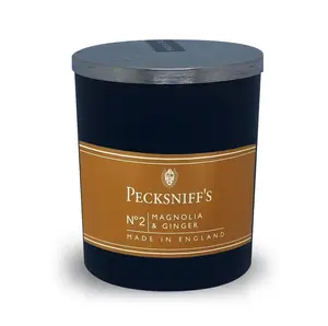 Pecksniffs Magnolia & Ginger Scented Candle | 1 Wick, 100g/3.5oz