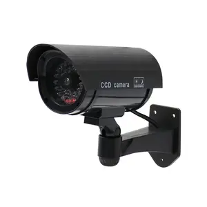 Fake security camera with light, model probe for home anti-theft outdoor surveillance