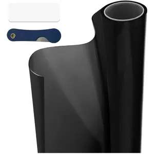 Window Tint Film for Auto Sun Shade Roll Width 20"xLength 19.68Ft Universal Dark Vinyl Protection Film with 15% VLT,  Sunlight Heat UV Block Protection & Scratch Resistant