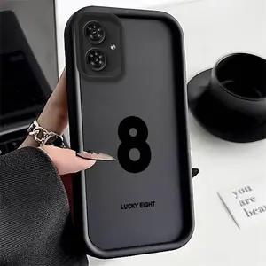 1 Piece LUCKY EIGHT For Moto G54 Case Made From Flexible G54 Providing Elegant Experience In Entertainment