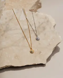 Eucharist Necklace - gold filled- waterproof - Catholic Jewelry - gold filled