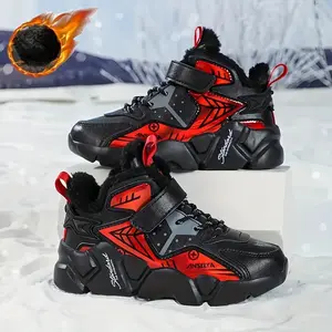 Boys' and Girls' Winter Snow Boots |   High-Top, Thick, Microfiber Synthetic with Tassel, Zipper Closure, Suitable for Hiking and Daily Wear