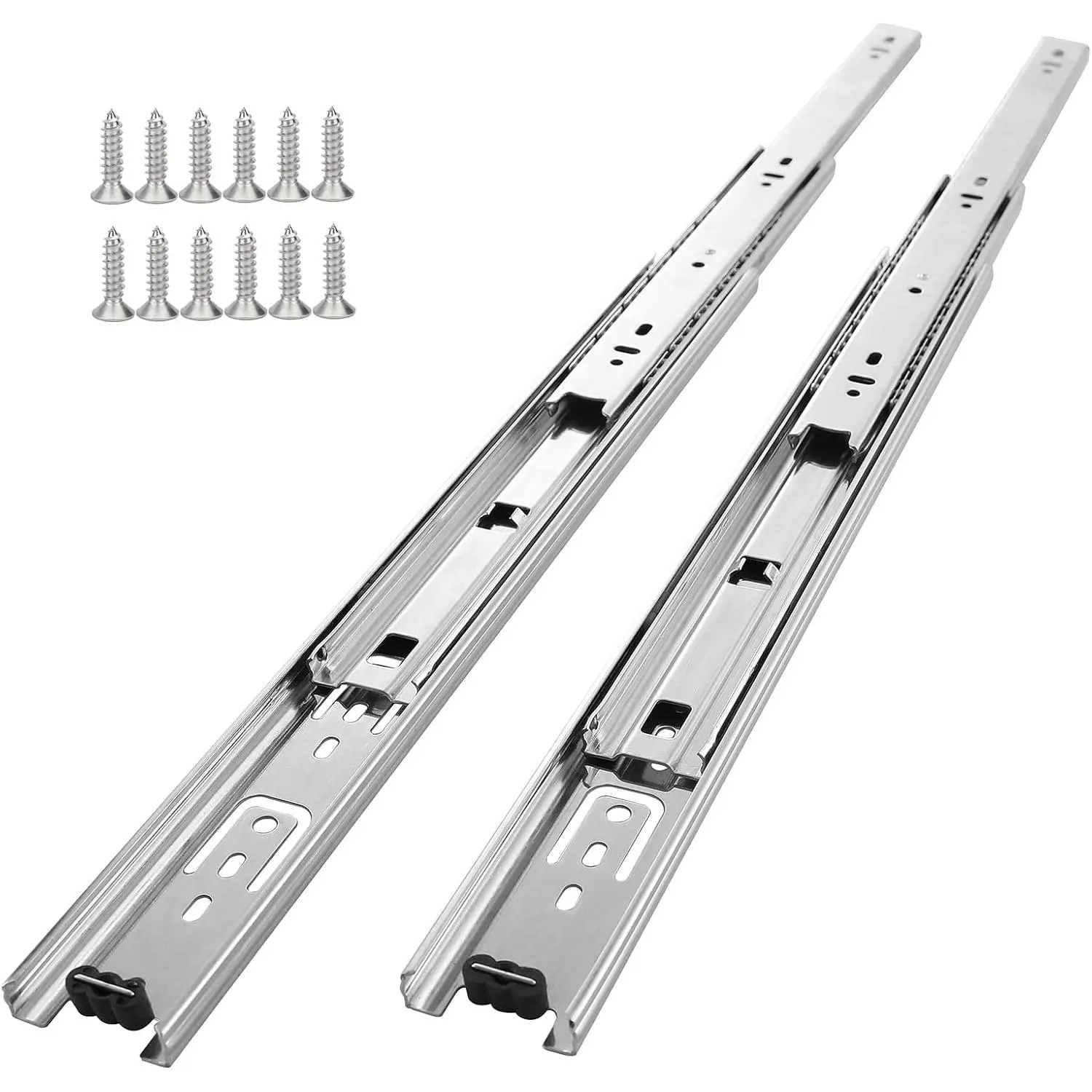 10 Pair of 22 Inch Drawer Slides,100 LB Capacity Full Extension Side Mount Drawer Rails