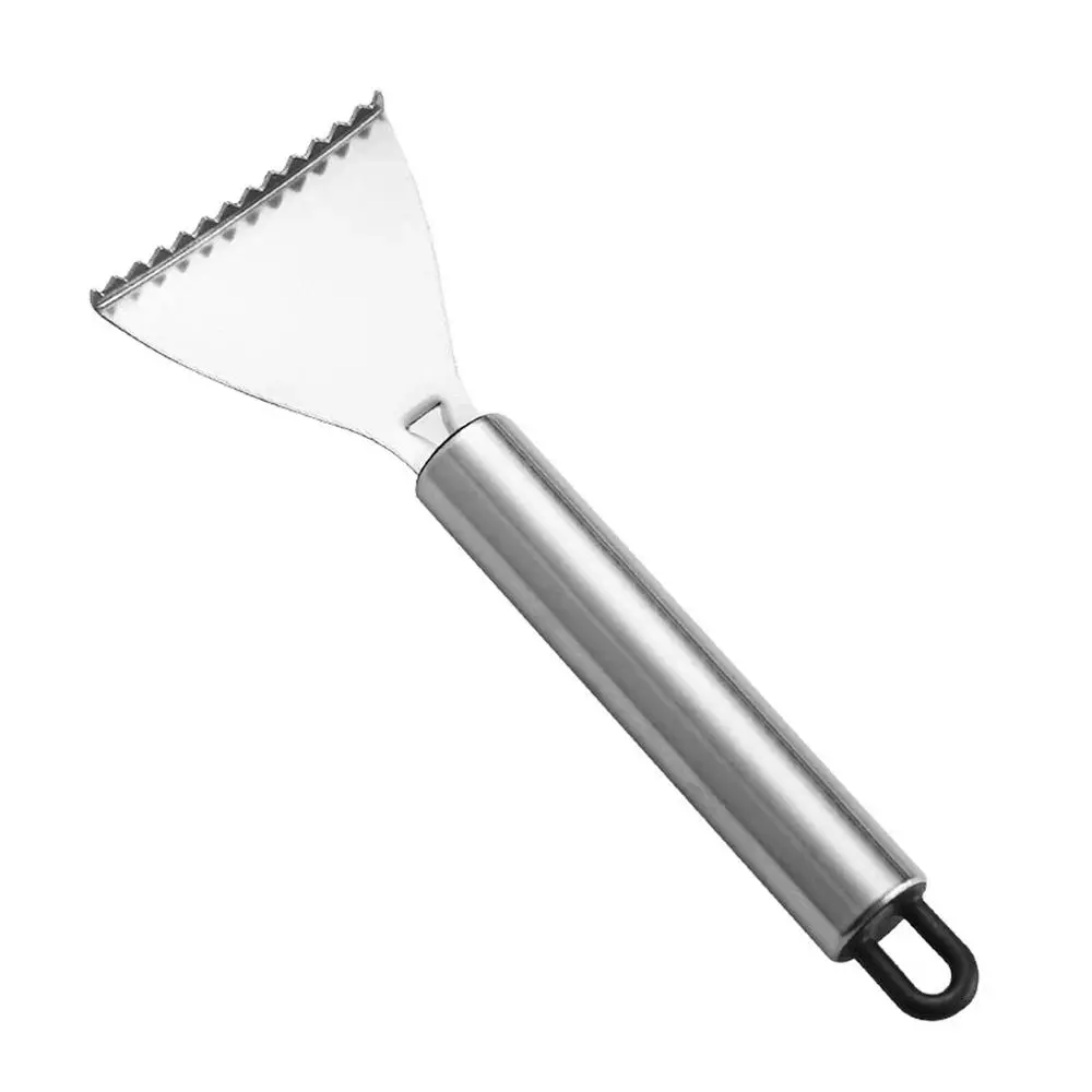 Stainless Steel Fish Scale Planer - 1 Piece Multifunctional Fish Scale Remover for Kitchen Utensils
