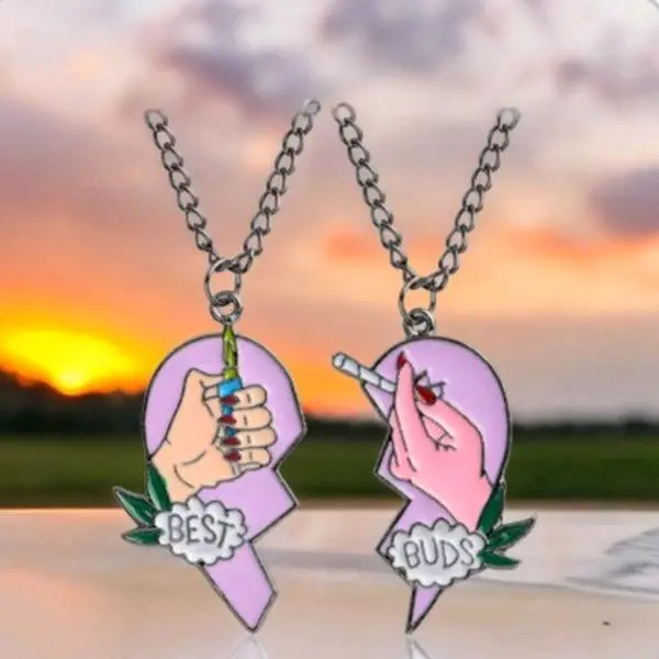 Best Buds Necklace, Bestie Necklace, BFF Necklace