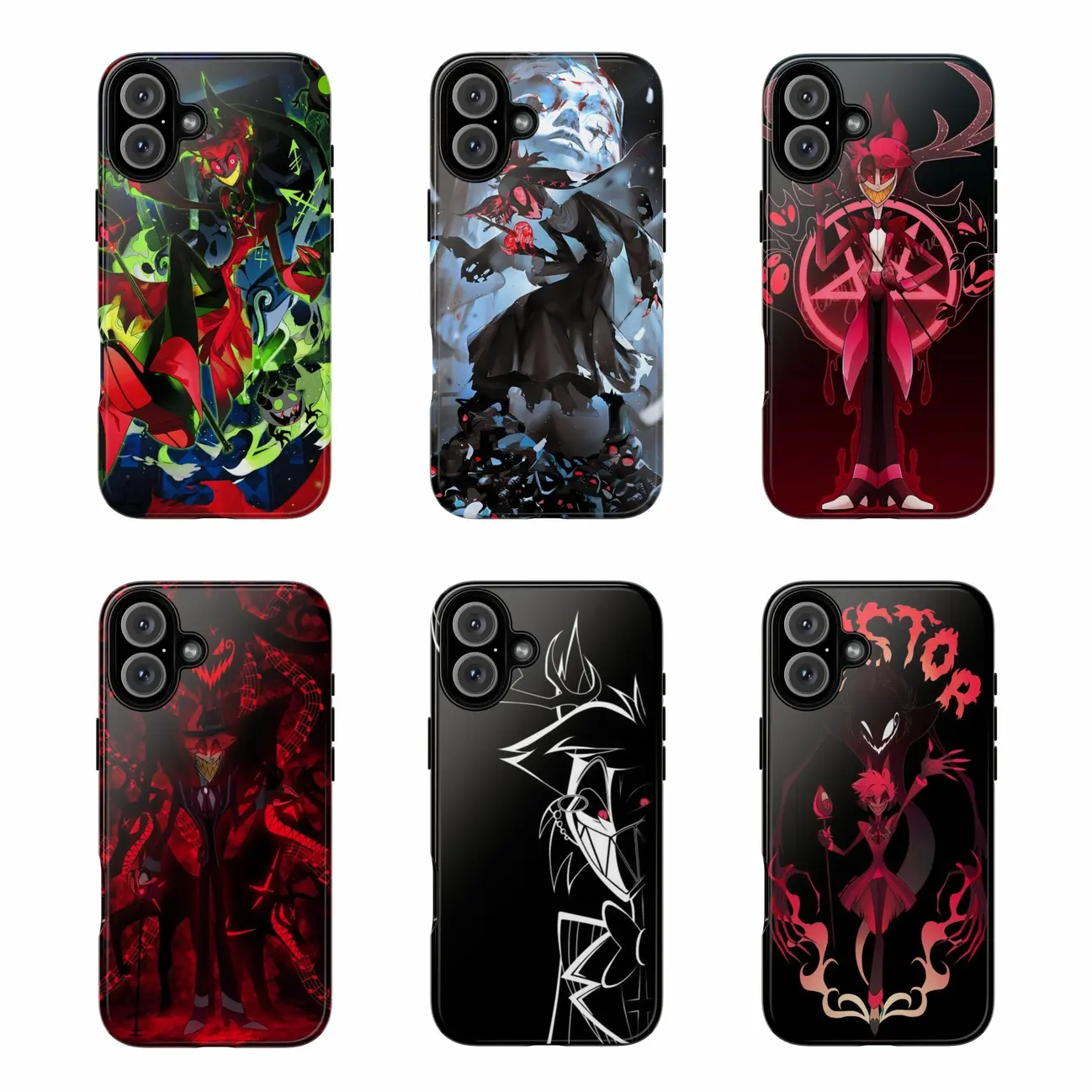 6 Styles Demon Alastor Hazbin Hotel Phone Case, Hazbin Hotel Season 2,  Gifts for Fans, for iPhone 17 16 15 14 13 12 11 & Samsung S25 24 23 22 21,  Trending 25 2 - TikTok Shop