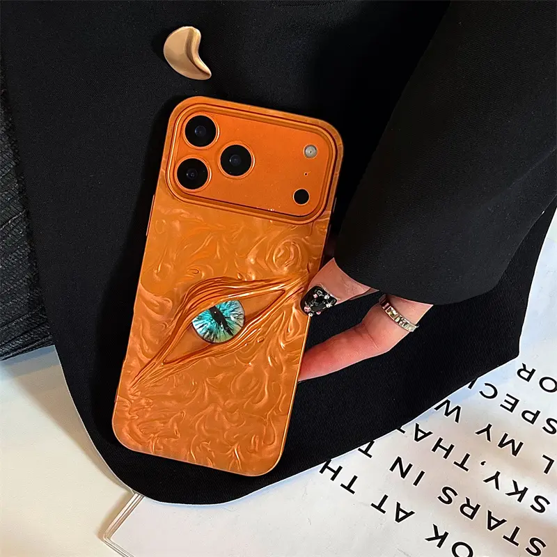 IPhone 13/14/16/17 Pro Max case | Protective Cover | Matte | Devil's Eye | Personality | Wrinkles | Halloween Gift |  for iPhone 11 12 13 14 15 16 17 Pro Max
