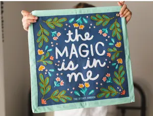 The Magic Is In Me Embroidered Canvas Banner