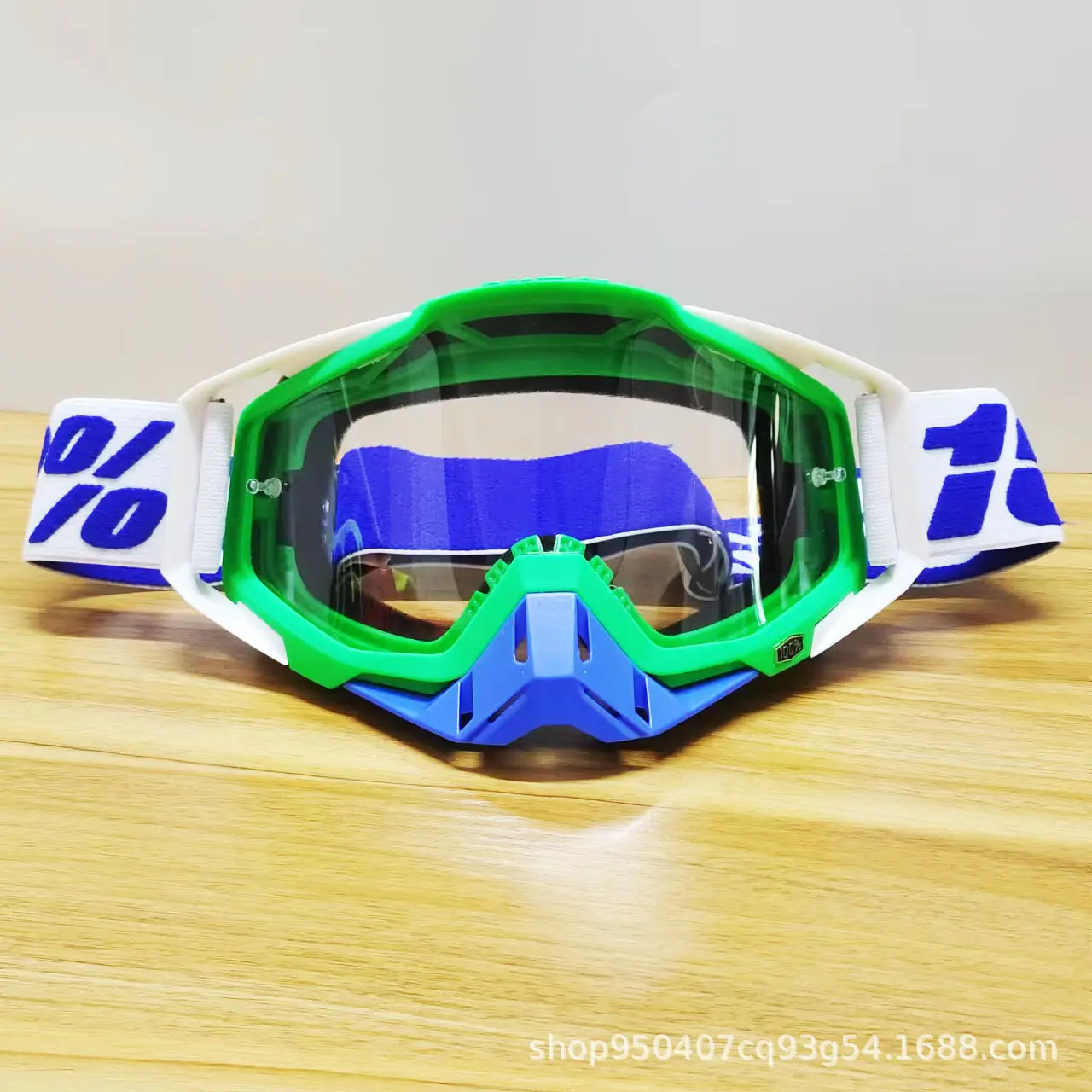 50 green frame blue nose   transparent s