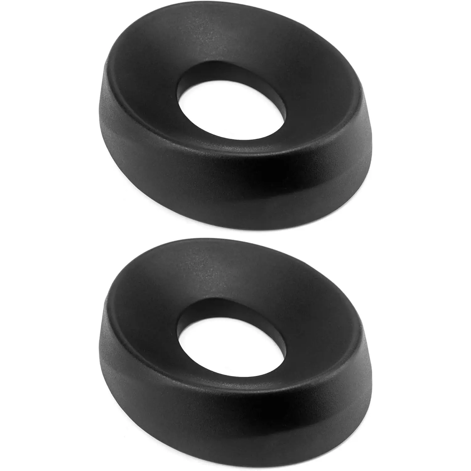 Motorcycle Helmet Stand - All-Black Abrasive Resistant, 20*20cm Compact Portable Stable Durable Support with Protective Pads & Cushioned Donut Ring, Universal Fit for Indoor Full-Face Half-Face Motocross/Snowmobile Helmets (Shops Compatible)