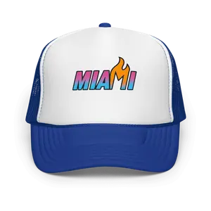 Miami Foam trucker hat