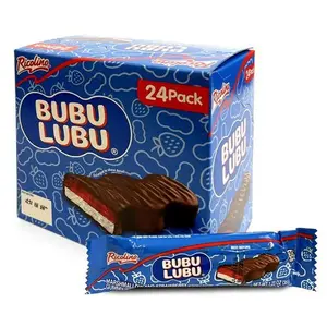 BUBU  LUBU  MARSHMALLOW AND STRAWBERRY  24 PACK CANDY