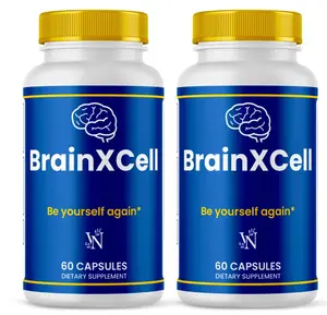 BrainXCell Cognitive Dietary Supplement, Brainxcell Capsules (120 Pills 2 Pack)