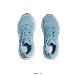 Unisex Sky Blue Road Running Sneakers, Ultra Cushioned Foam Midsole, Breathable Knit Mesh Upper, For Daily Jogging & Long Distance Training