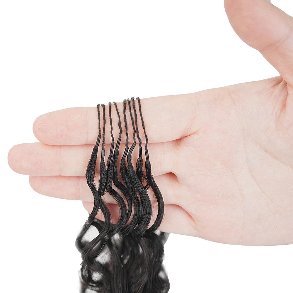 [Cheapest] Mamushow Feather Crochet Human Hair Bundles for Miracle Knots Human Hair Burmese Curly Pre-Separated 50g/Pack Reusable Invisible 100% Virgin Human Hair Crochet Extensions Natural Black #TiktokShopSpringGlowUp #HairTok#Summervibes