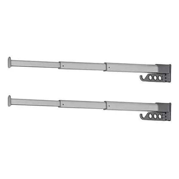 Bell + Howell Set of 2 Telescoping Clothes Hangers with Extra Hook Bell + Howell Set of 2 Telescoping Clothes Hangers with Extra Hook