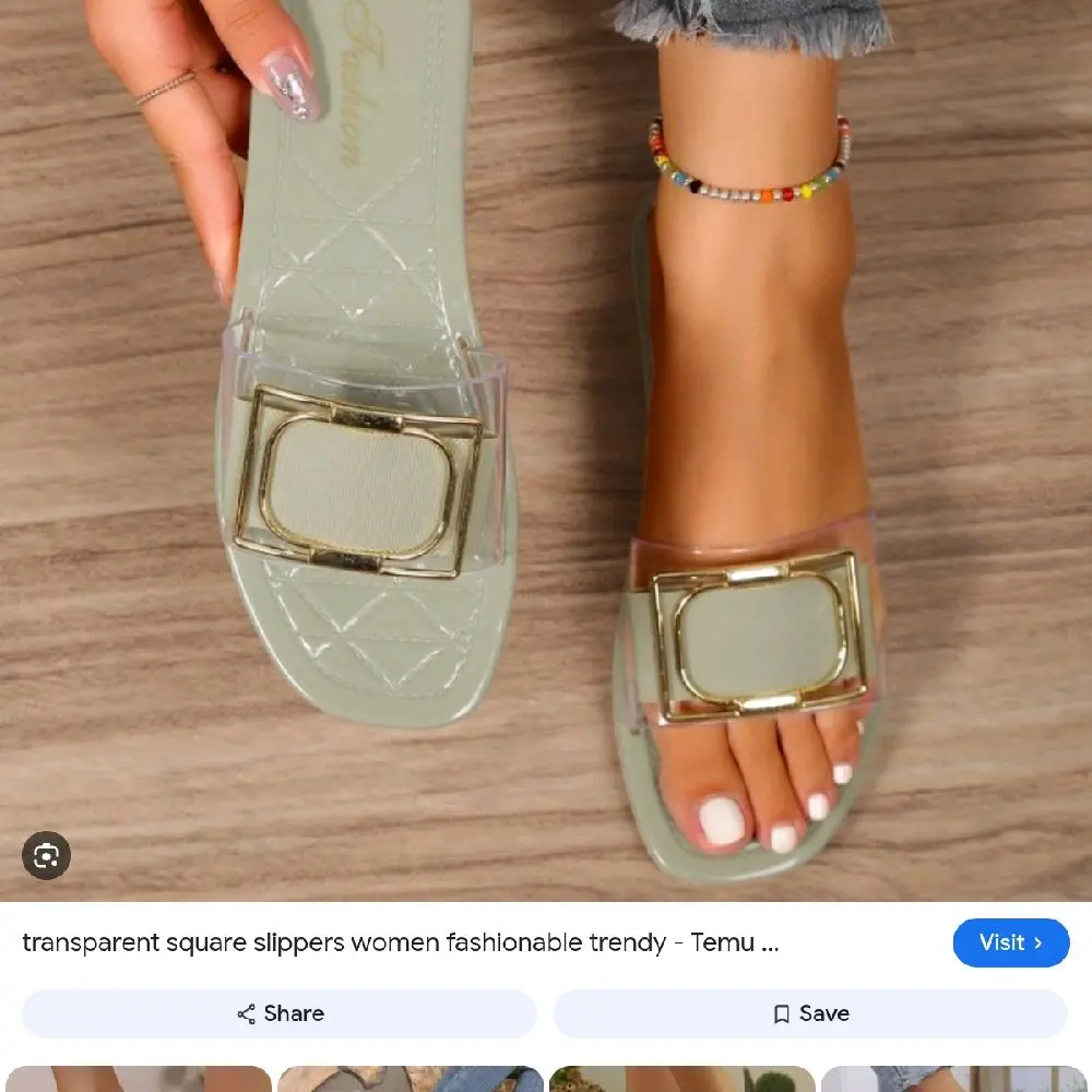 slipper female cute summer new 2025 slippers low Flat comfortable