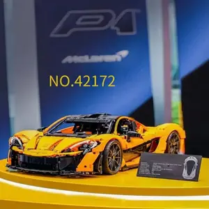 3893Pcs Technical Building Blocks | McLaren P1 42172 Compatible | Super Car Model Gift for Boys Building Blocks Set Model Car Kit Building Block Sets