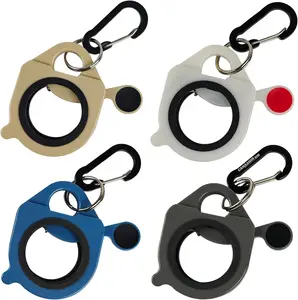 Zip Tie Holder  Tie Holder Colored Upgraded Carabiner  Clip for Tool Belt Organizer  Efficient for Electrician Zip Ties Holder  Portable(Colored, 4 count)