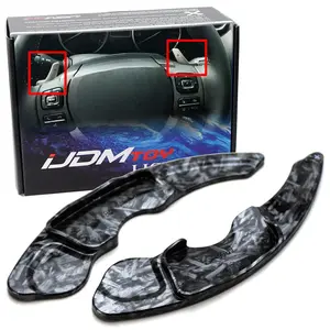 Lexus IS250 IS300 IS350 RC300 RC350 NX200t NX300 CT200h, Forged Carbon Fiber Pattern Style Larger Paddle Shifter Extensions