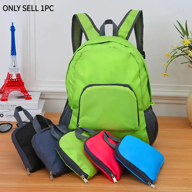 Foldable Backpack, Lightweight Large Capacity Travel Backpack, Waterproof Portable Skin Bag, Canvas Handbag Daypack for Men Women, Outdoor Hiking Camping Climbing Bag, Perfect Gift for Christmas Halloween Thanksgiving
