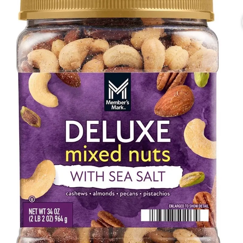 Deluxe Mixed Nuts with Sea Salt, 34 oz Deluxe Mixed Nuts with Sea Salt, 34 oz