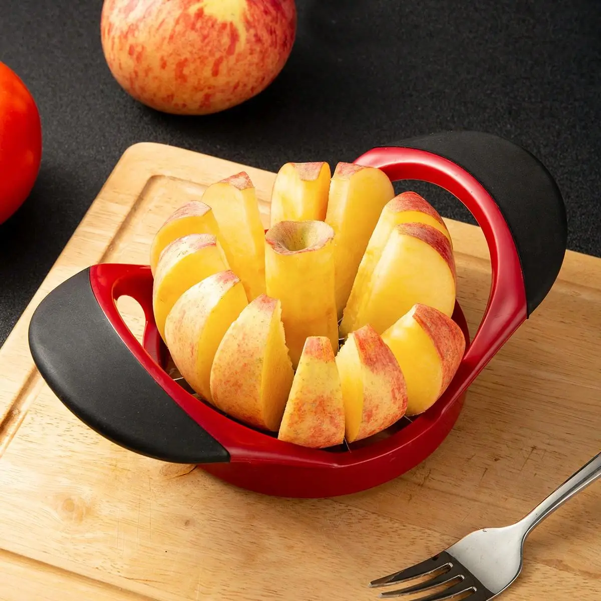 Stainless Steel Apple Slicer, 1 Count Household Fruit Cutter, Fruit & Vegetable Utensils for Home Kitchen