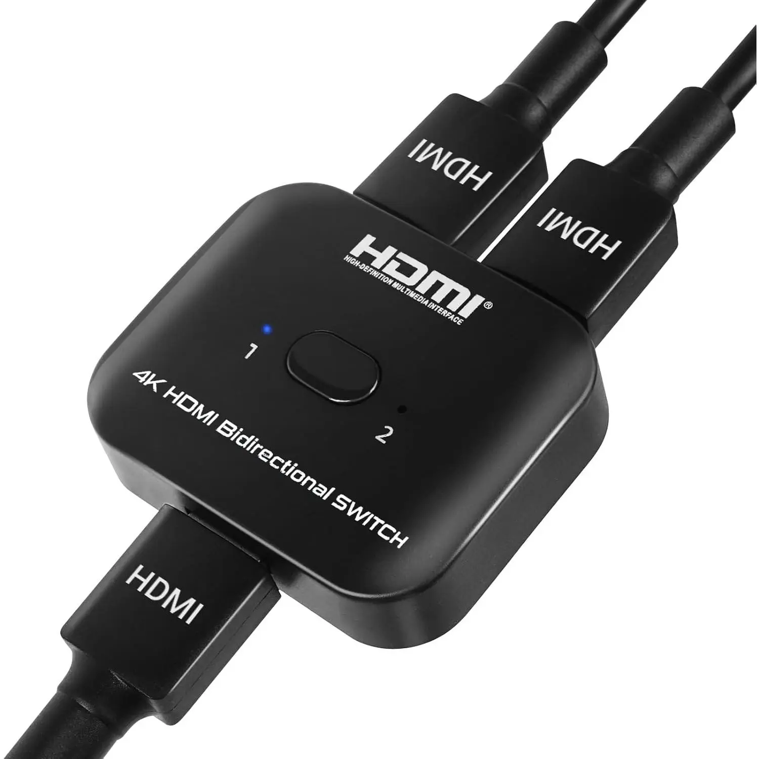 HDMI Switch 4k@60hz Splitter, Suceem Bi-Directional HDMI Switch Splitter 2 in 1 Out Support 4K@60Hz 2K@120Hz for PS4/3 HDTV Xbox Fire Stick