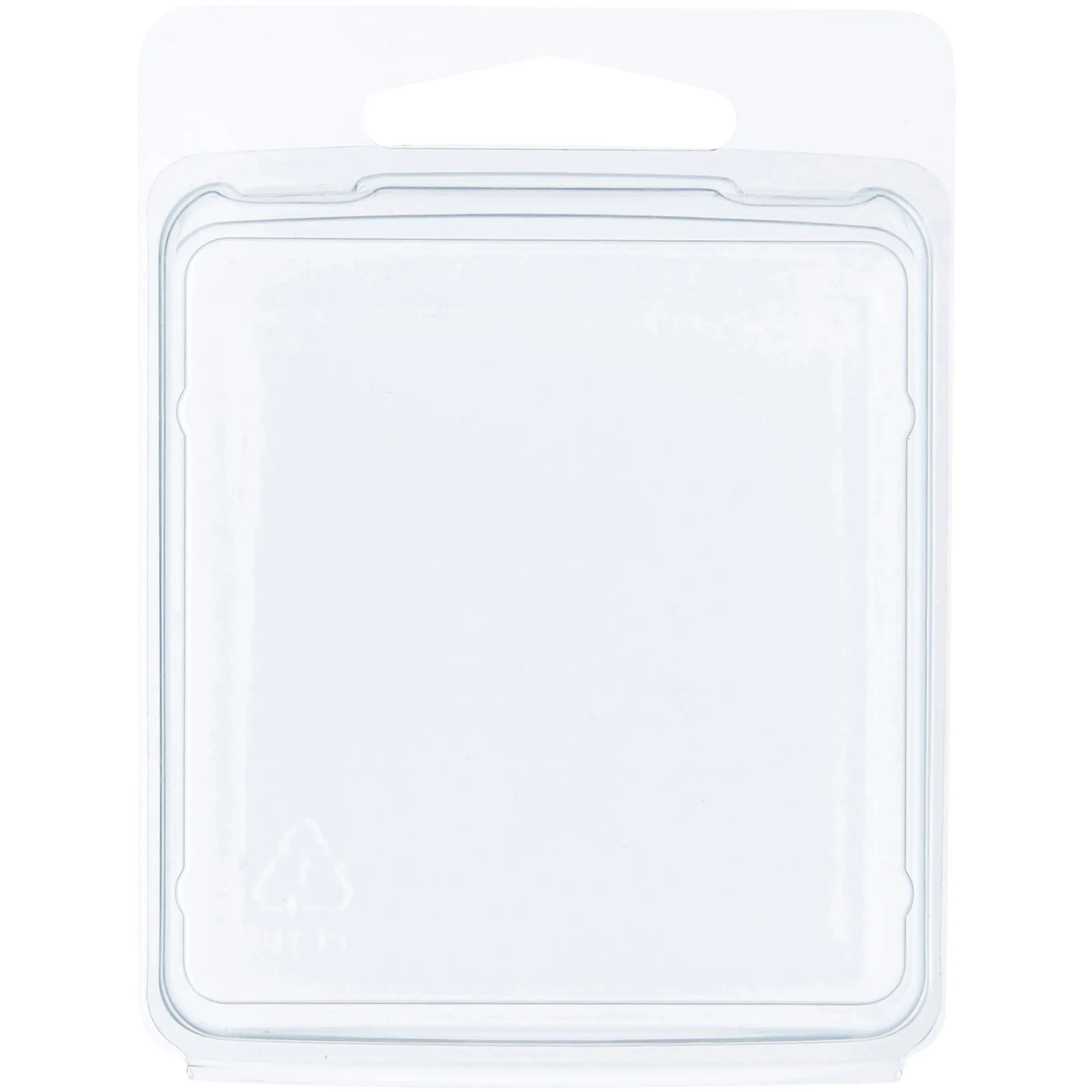 Collecting Warehouse Clear Plastic Clamshell Package / Storage Container, 2.25" H x 2.125" W x 0.75" D