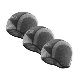 ROCKBROS Winter Skull Cap Thermal Helmet Liner with Earflaps for Men Women Ultra-Light Fleece Warm Protection for Hiking & Cycling