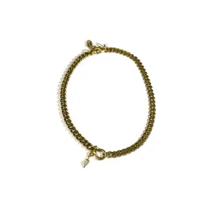 RN Shackle Art Deco Drop Necklace