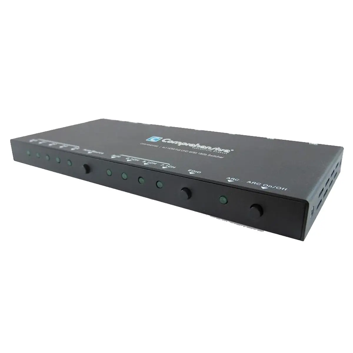 Comprehensive 4x1 Full UHD 4K60 18Gbps HDMI Switcher with Auto/Manual Switching, ARC, IR Remote and RS232 Control