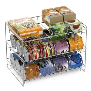 Tademark Global Classic Cuisine 3-Tier Can Dispenser - Stackable Can Organizer