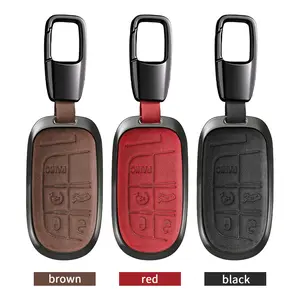 For Dodge Key Fob Cover 5 Button Silicone Remote Key Case for Dodge for Jeep Grand Cherokee Truck Accessories dodge charger accessories