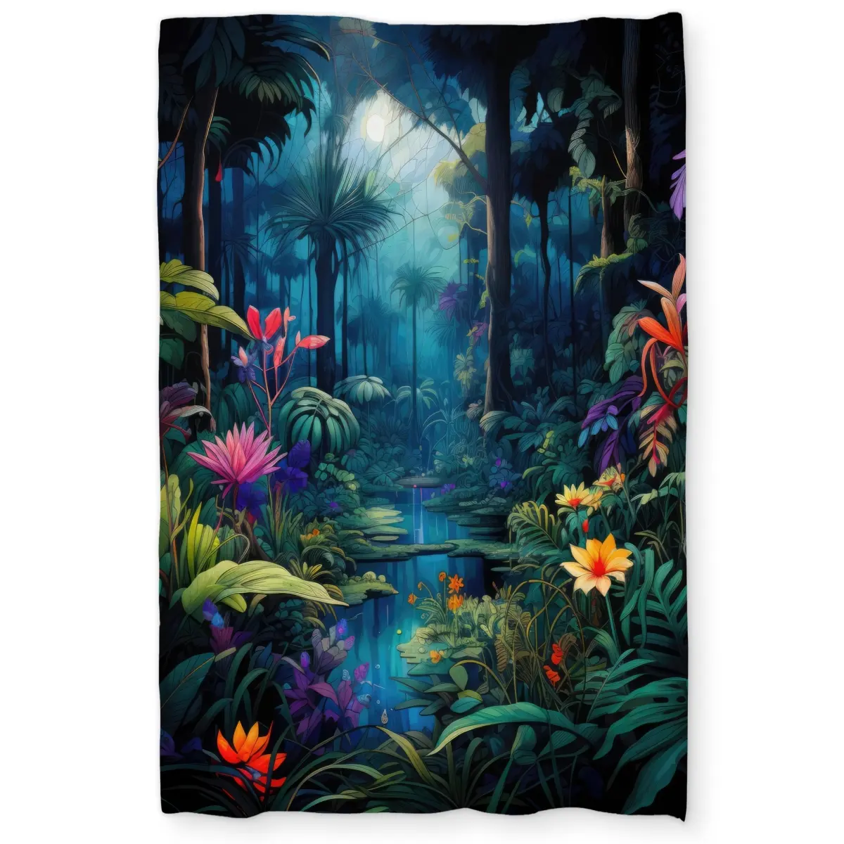 MWW C1DCTXLW4F090Z Black Twin Size Extra Long Microfibre Duvet Cover - Classic, Modern Bedroom, Breathable Fabric, Nature Print Bedding Textile, Machine Washable