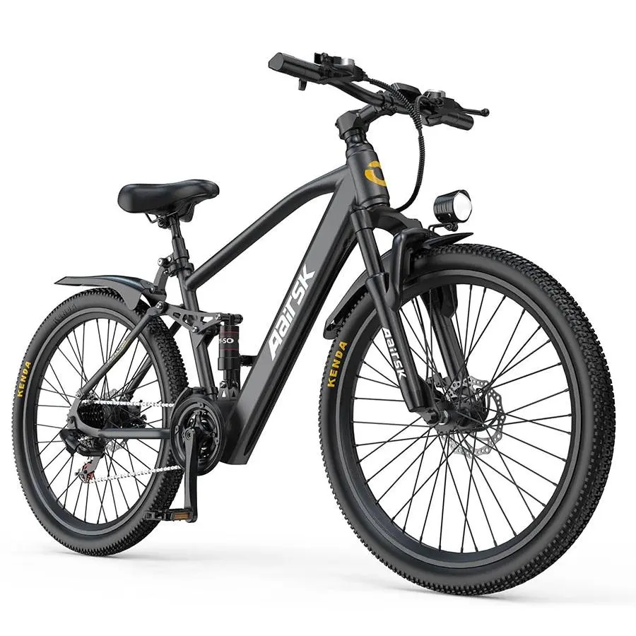 GT900 Adult Electric Mountain Bike for Daily Commutes - 540W Peak Brushless Motor, 25 MPH Max Speed, Shimano 21-Speed, Smart LED Display, Keyless Unlock, Dual Brakes, 24-Inch XL Frame, 135*22*71.5cm, 33kg, All-Season Design