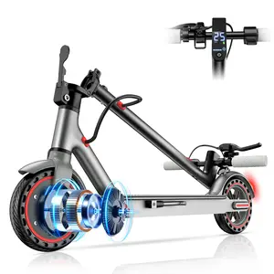 350W Powerful Motor Electric Scooter for Adults, 14 Miles Long Range,Max Speed 19MPH , 36V 7.8AH Battery Portable Folding Commuting E-Scooter with App Control