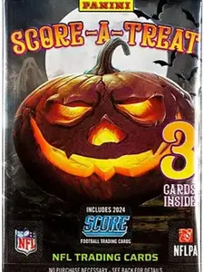 Score-a-Treat 2 packs of 3 cards panini NFL trading cards