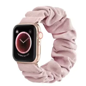 Amoura Scrunchie Apple Watch Band-Pink
