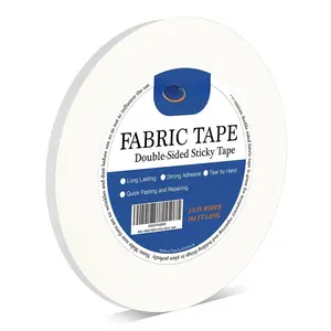 Double Sided Fabric Tape - Hem Tape No Sewing or Ironing, Gluing,  for Quick Clothing Repairs, Fabric Bonding, Hemming and DIY Crafts - 1/4 Inch x 164