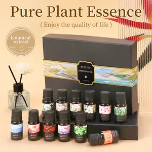 【Tropical Vibes】 12-Pack Luxury Essential Oil Gift Set | Pure Plant Essence Aromatherapy Kit | Premium Gift for Her, Him & Hom