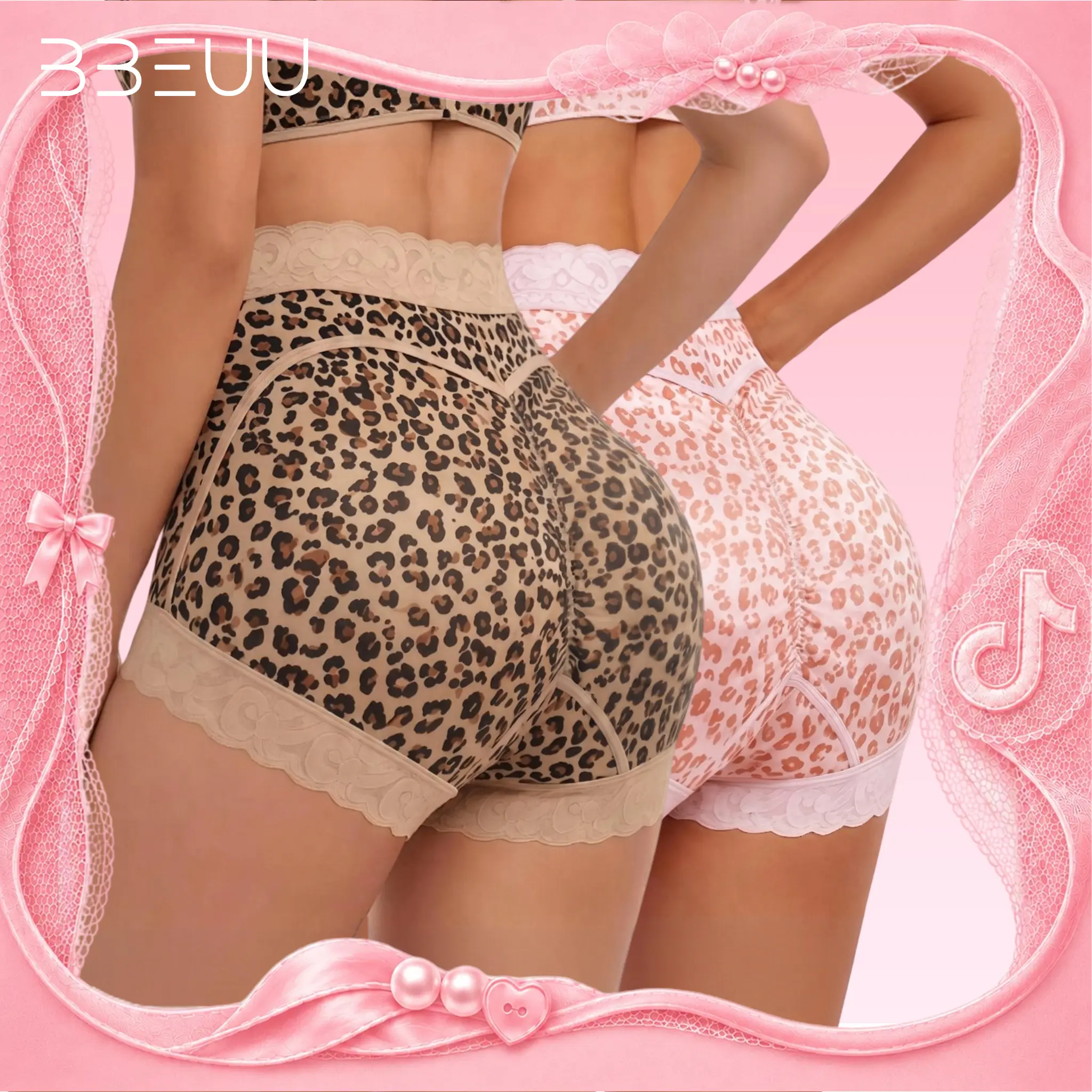 BBEUU Classic Columbia-Style High-Waist Shorts with Light Lifting & Tummy Control