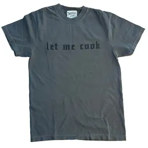 T-shirt Let Me Cook Embroidered Comfort Color TEE, Alt Fashion, Alternative