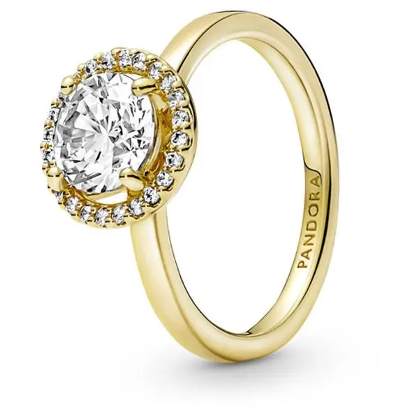 Pandora Sparkling Round Halo Ring 161234C01-50