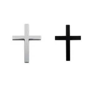 [2COUNTS]Christian Cross Sticker, Car Exterior Decorative Sticker, Universal Car Accessories for Motorcycle & SUV, Car Decorations, Decal Sticker, Sticker For Cars, Car Decals