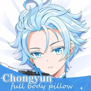Anime Dakimakura Japanese Otaku Waifu Life Size Doublesided Print Hugging Body Pillov Cover Genshin Impact Chongyun