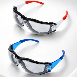 Wrap Around Safety Glasses Lightweight Protective Eyewear Dust Splash Eye Protection for Yard Work DIY Woodworking Cycling Outdoor Use